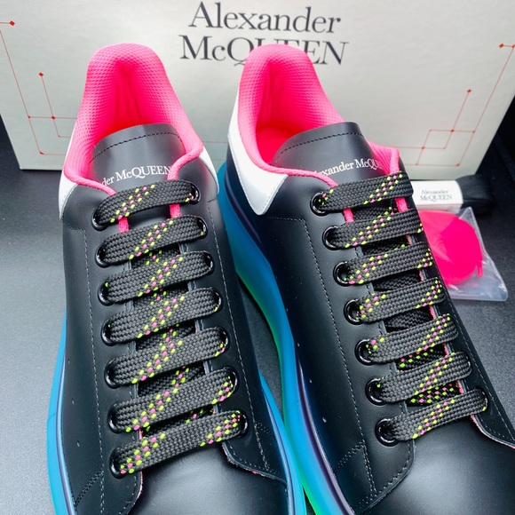 Alexander McQueen Men’s Oversized Sneakers Size 10 NWB AUTHENTIC - Picture 2 of 9